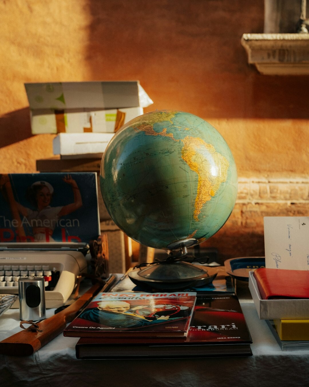 research books on desk